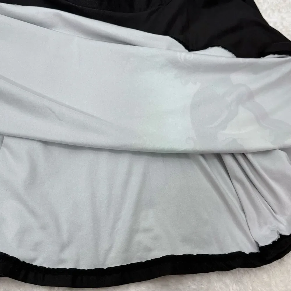 Boutique Disney Princess Tiana Elastic Waist Black Skater Skirt - Women's US Siz